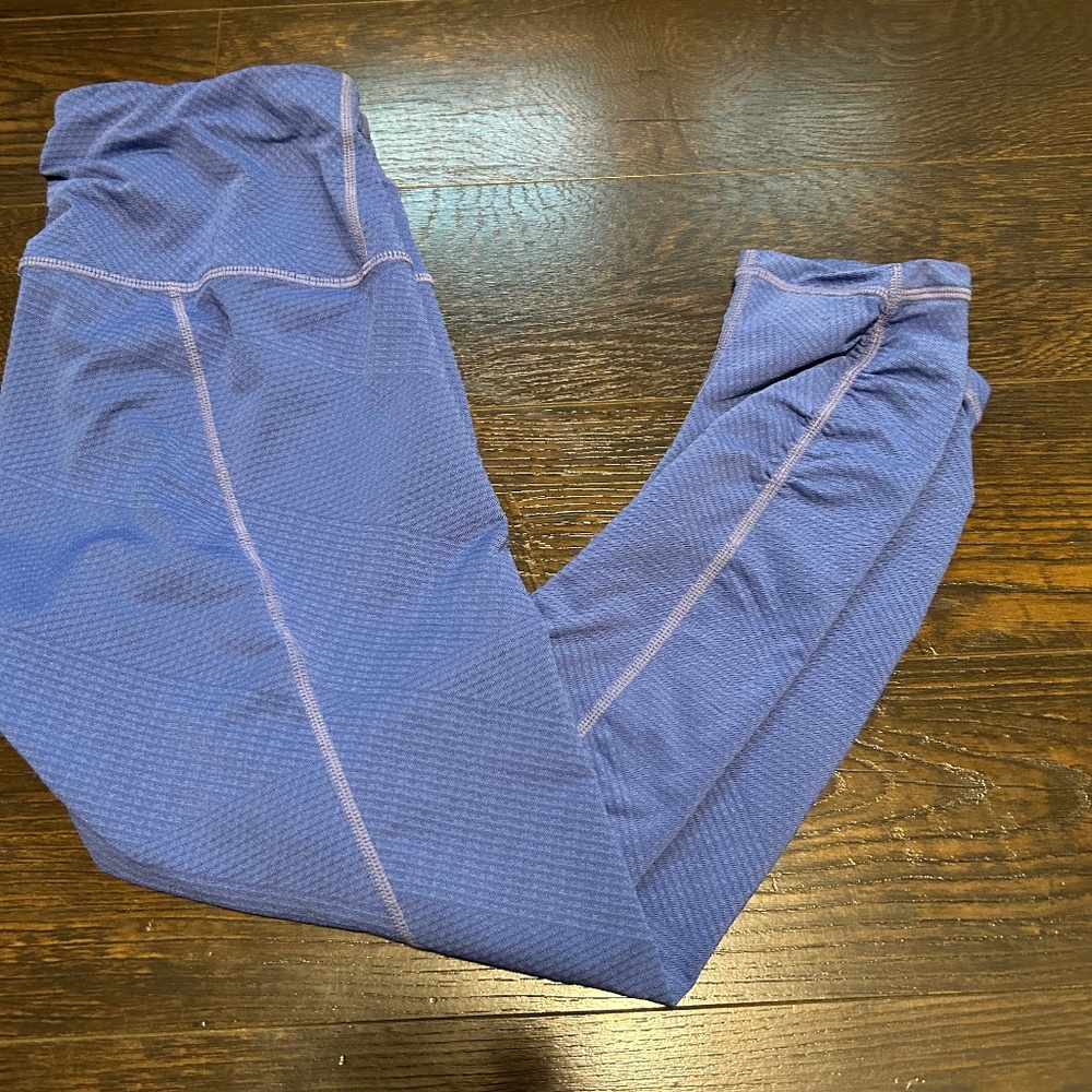 Prana Blue Scrunch Capri/"leggings"